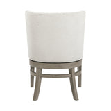 Palisade Silver Swivel Side Chair