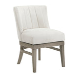 Palisade Silver Swivel Side Chair