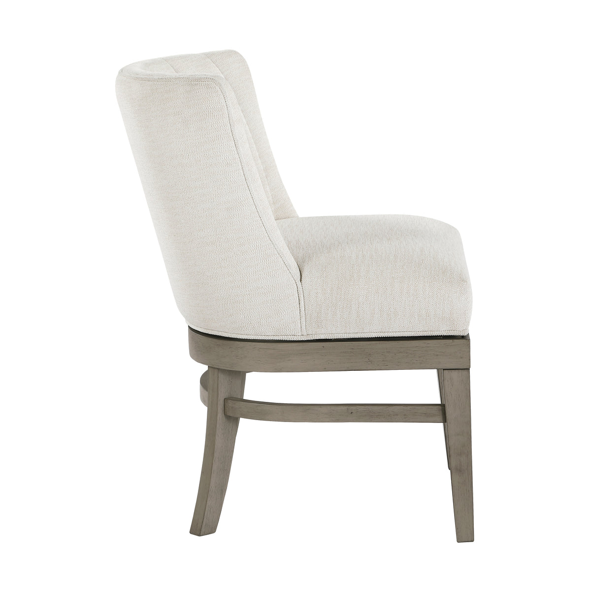 Palisade Silver Swivel Side Chair