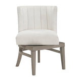 Palisade Silver Swivel Side Chair