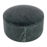 Curtner Green Curved Edge Round Marble Box