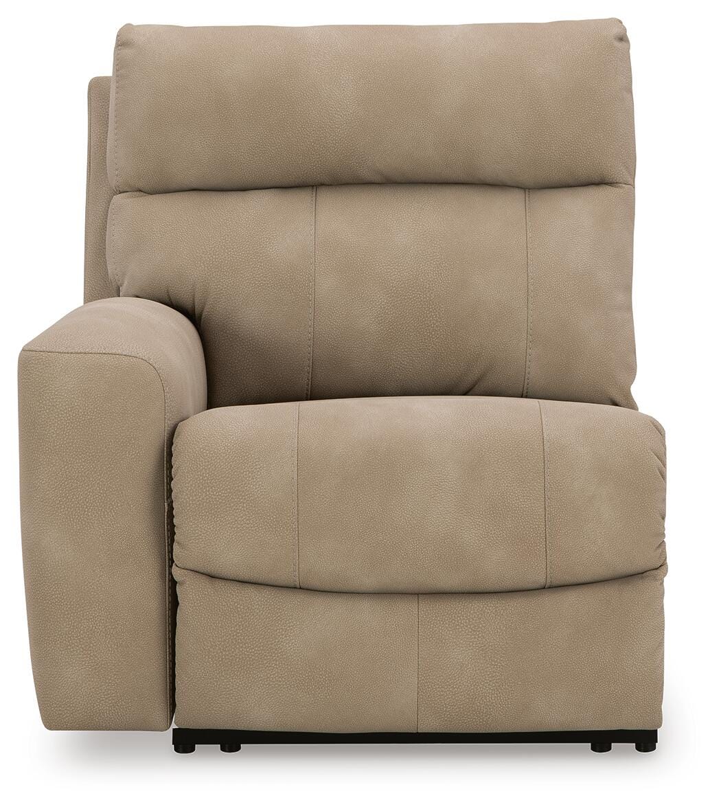 Next-Gen Durapella Sand 3-Piece Sectional and Recliner