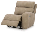 Next-Gen Durapella Sand 3-Piece Sectional and Recliner