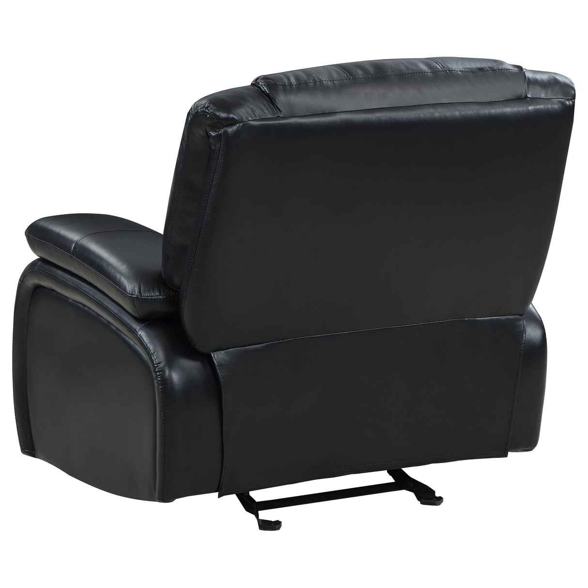 Camila Black Glider Recliner - Ornate Home