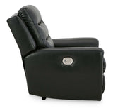 Warlin Black Power Recliner - Ornate Home