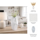 Sanitarium White Ceramic Abstract Vase