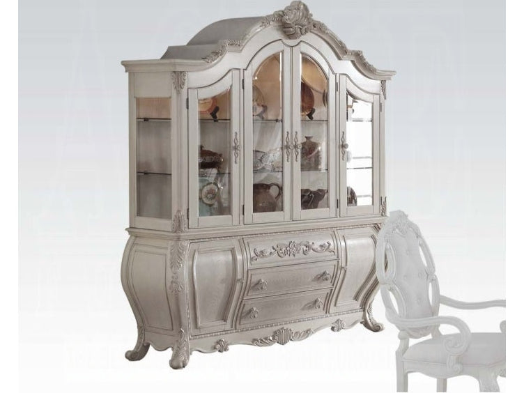 Ragenardus Hutch and Buffet in Antique White - Ornate Home