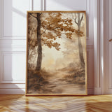 Pathways Through Golden Haze