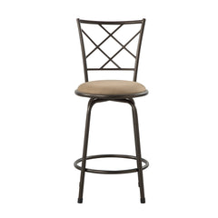 Nexus Brown 3-Piece Pack Convertible Swivel Counter/Pub Height Chair