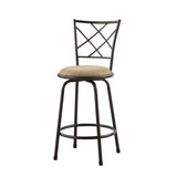 Nexus Brown 3-Piece Pack Convertible Swivel Counter/Pub Height Chair