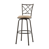Nexus Brown 3-Piece Pack Convertible Swivel Counter/Pub Height Chair