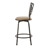 Nexus Brown 3-Piece Pack Convertible Swivel Counter/Pub Height Chair