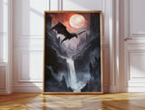 Beneath the Blood Moon's Flight