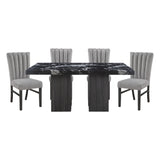 Bellagio Gray 5pc Bedroom Set
