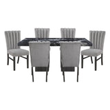Bellagio Gray 7pc Bedroom Set