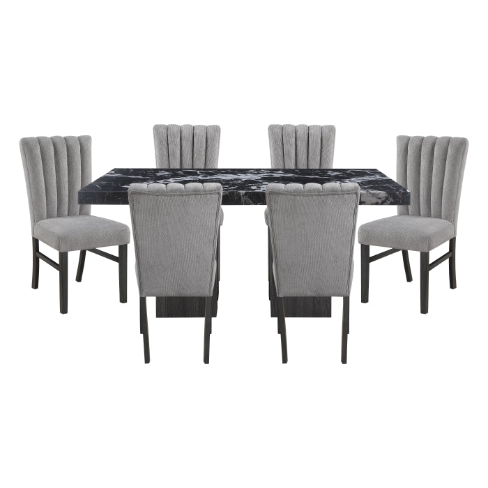Bellagio Gray 7pc Bedroom Set