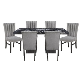 Bellagio Gray 7pc Bedroom Set