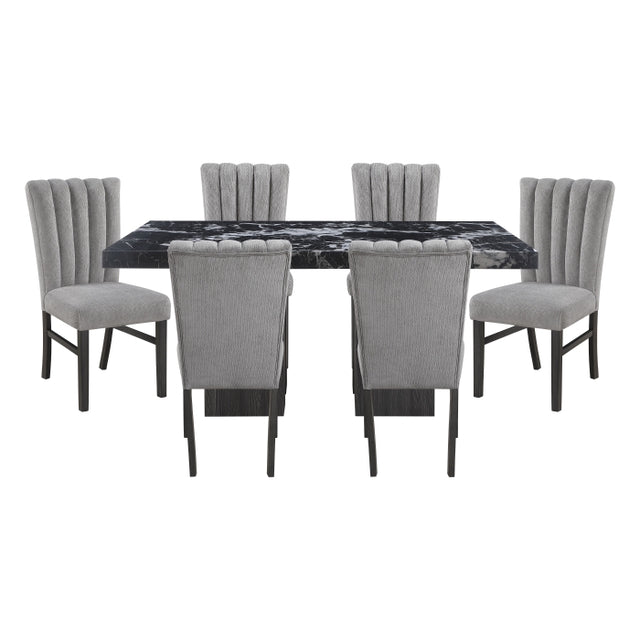 Bellagio Gray 7pc Bedroom Set