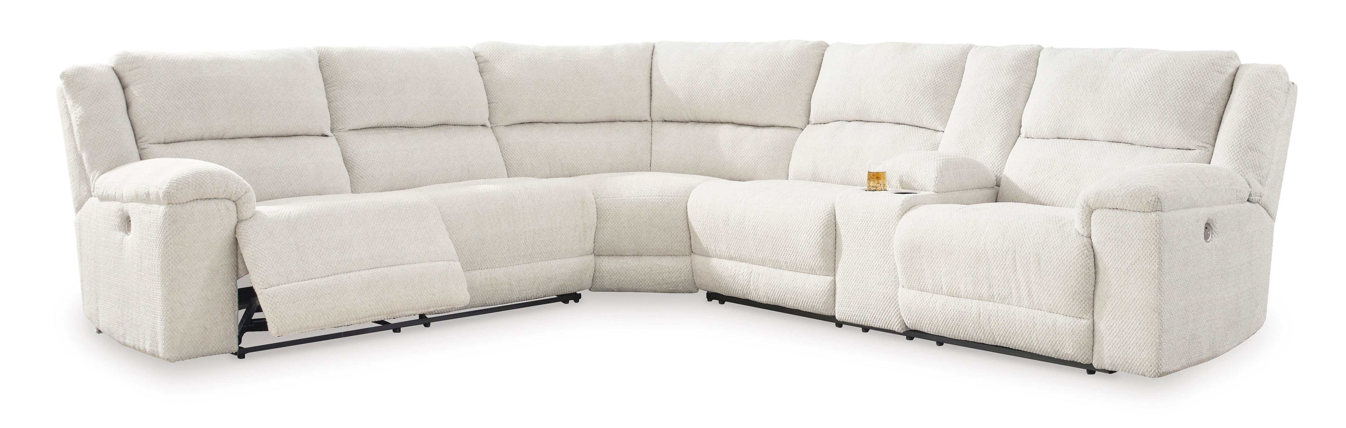 Keensburg Linen 3pc Power Reclining Sectional - Ornate Home