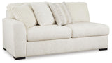 Chessington Ivory 3-Piece Sectional and Ottoman