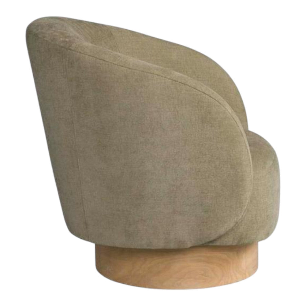 Curtis Sage Green Modern Swivel Accent Chair