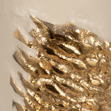 Pico White/Gold Aluminum Wrapped Vase