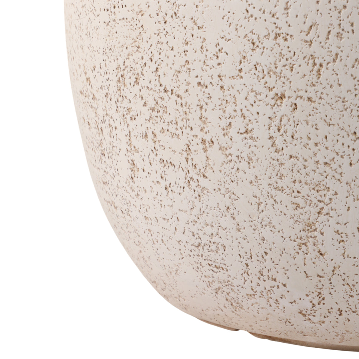 Calexico Ivory Cement Texture Resin Planters (Set of 3) - 22136EC
