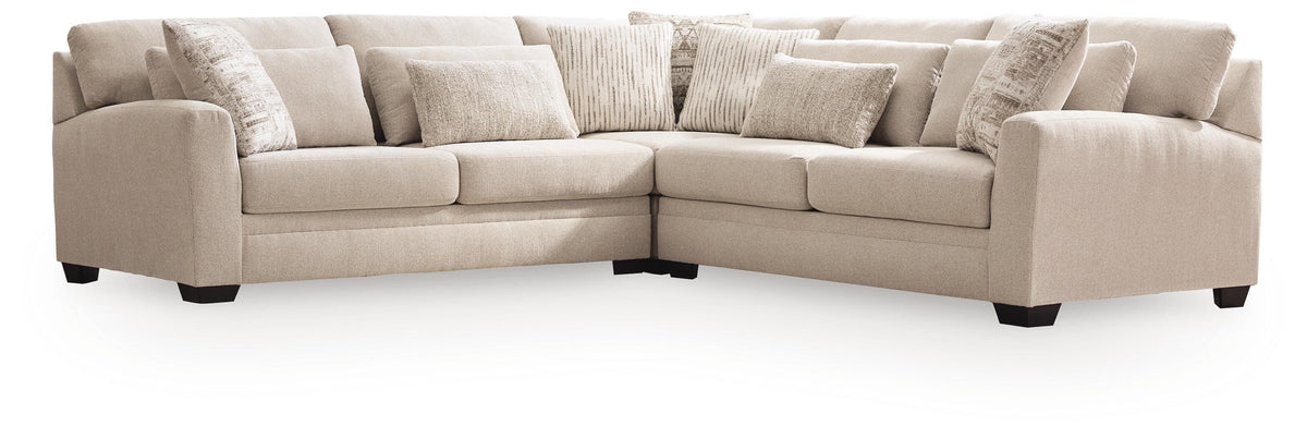 Mandi Point Marble 3-Piece Sectional (Online Special Price)
