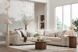 Mandi Point Marble 3-Piece Sectional (Online Special Price)