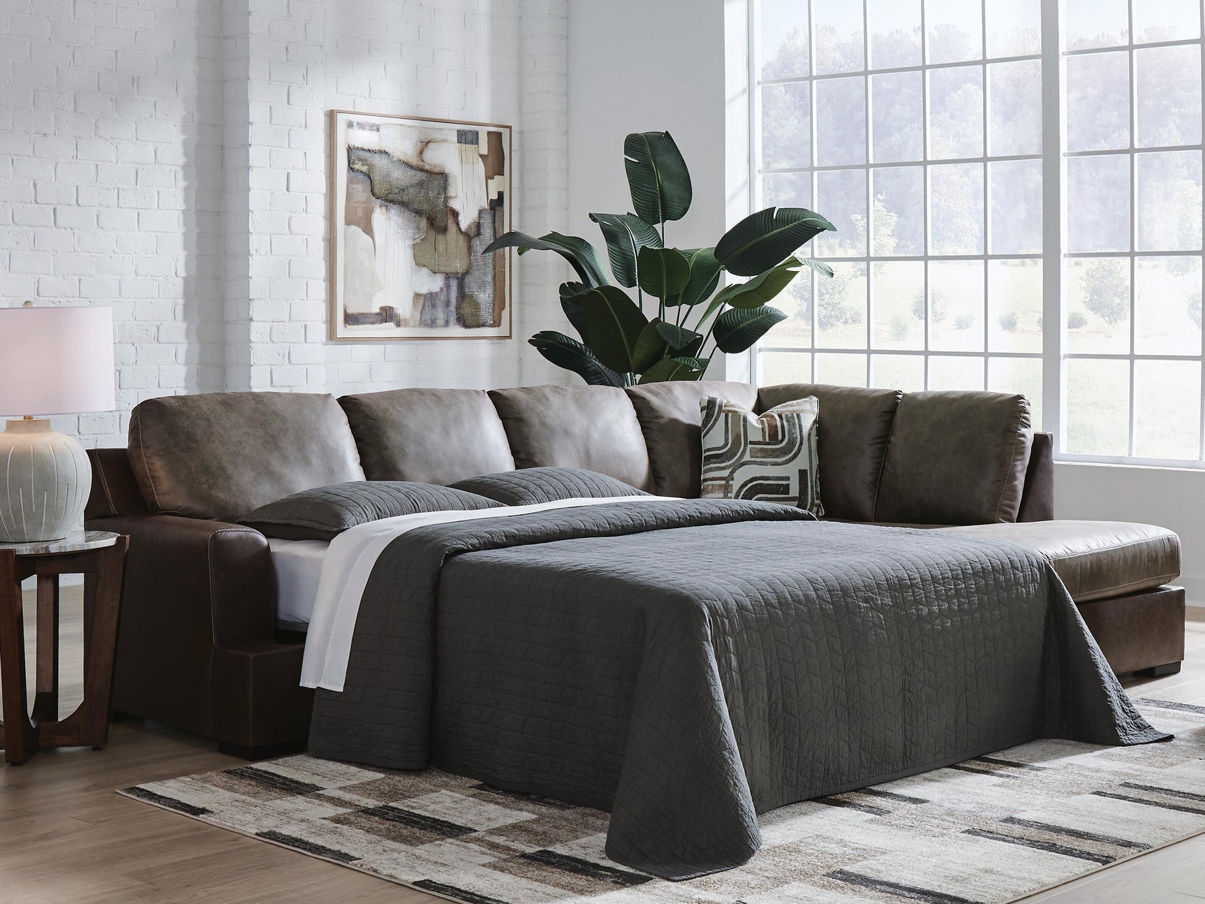 Baltic-Park Fossil 2-Piece Sleeper Sectional with Right-Arm Facing Chaise