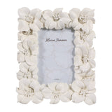 Hawthorne White Floral Border Photo Frame