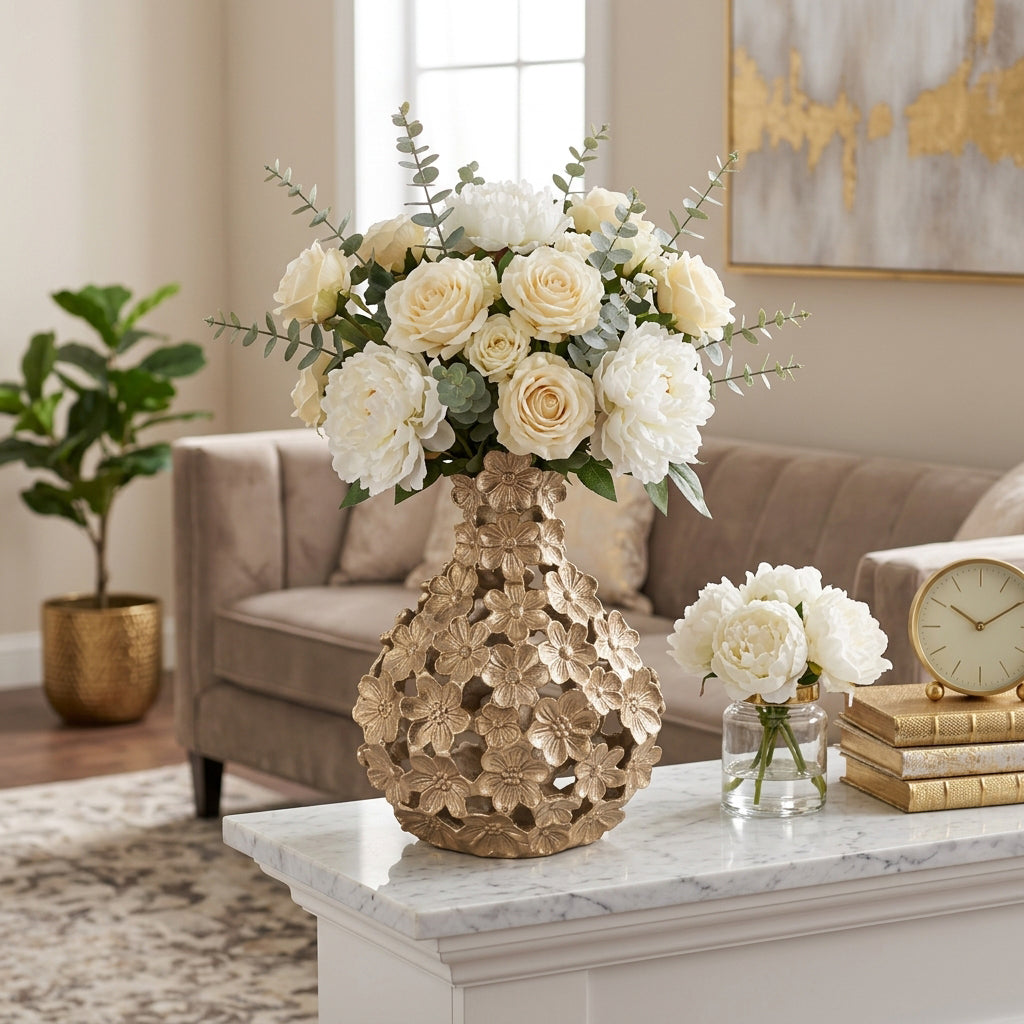 Lynnford Gold Small Vase