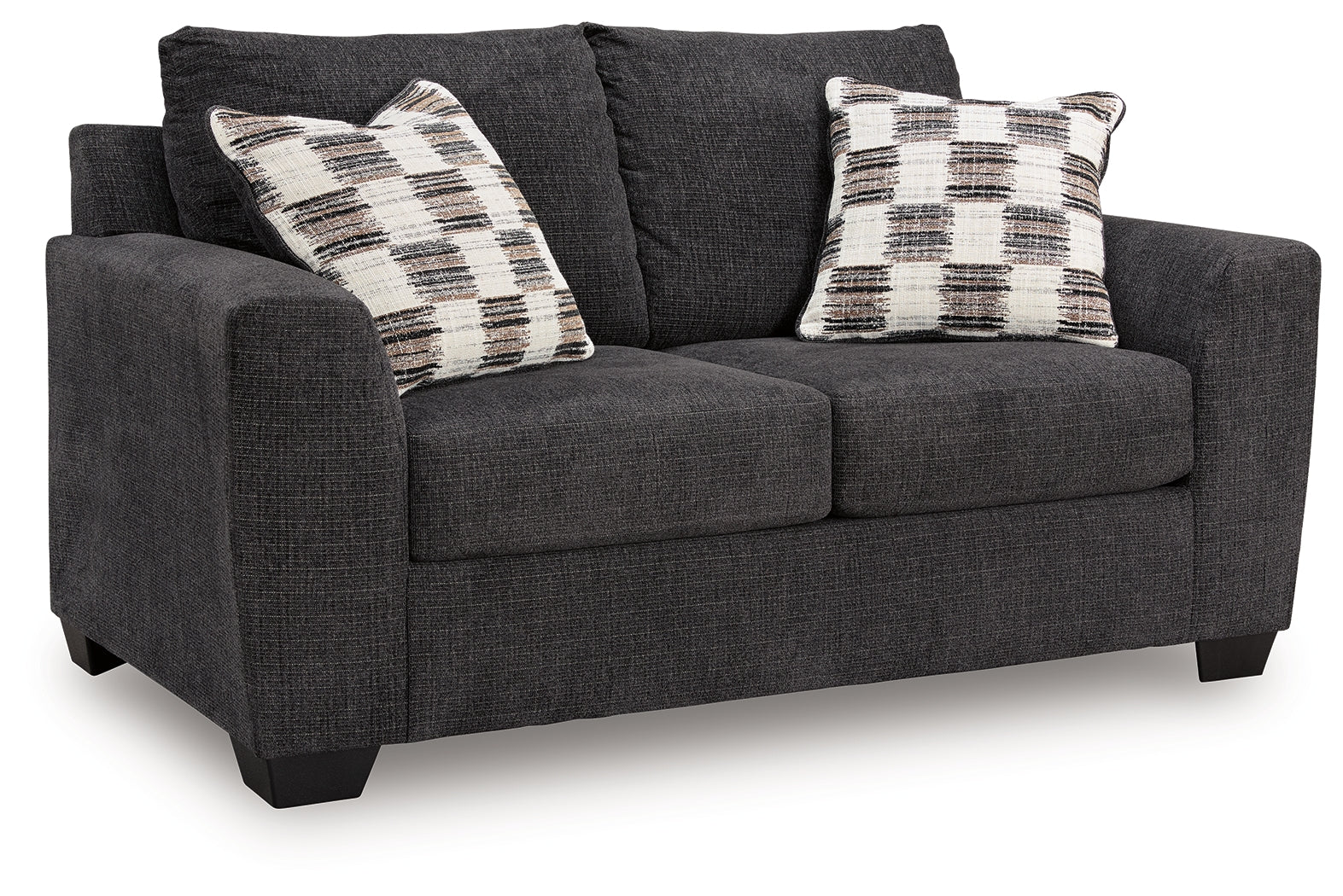 Loreo Ebony Sofa and Loveseat