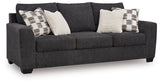 Loreo Ebony Sofa and Loveseat