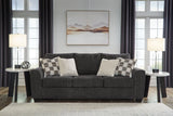 Loreo Ebony Sofa and Loveseat