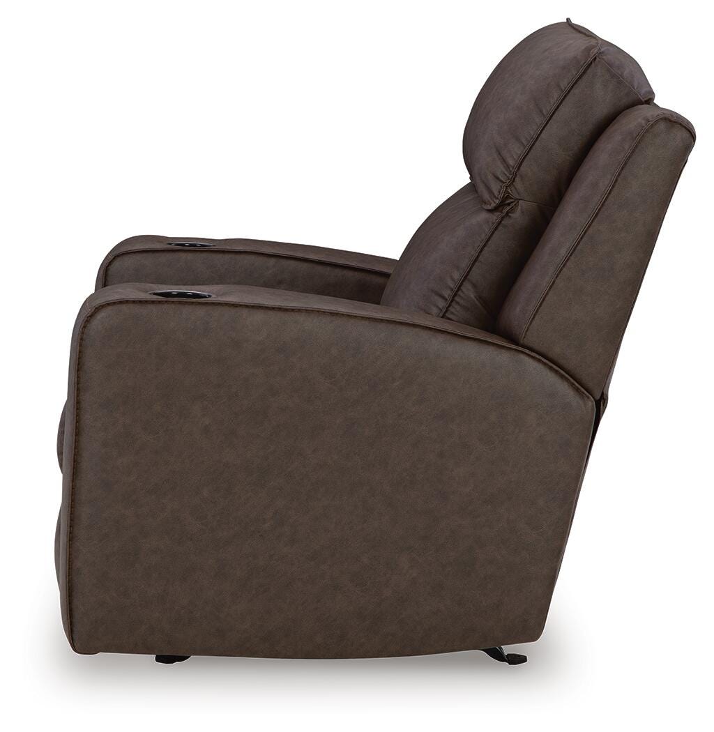 Lavenhorne Umber Reclining Sofa and Recliner