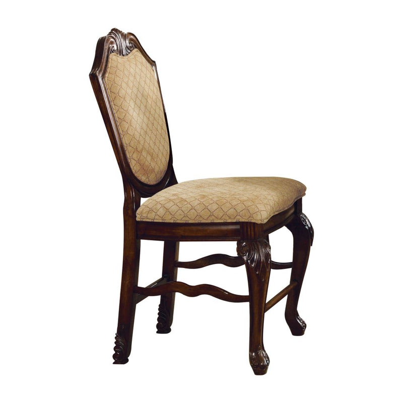 Chateau De Ville Espresso Counter Height Chair (Set Of 2) - Ornate Home