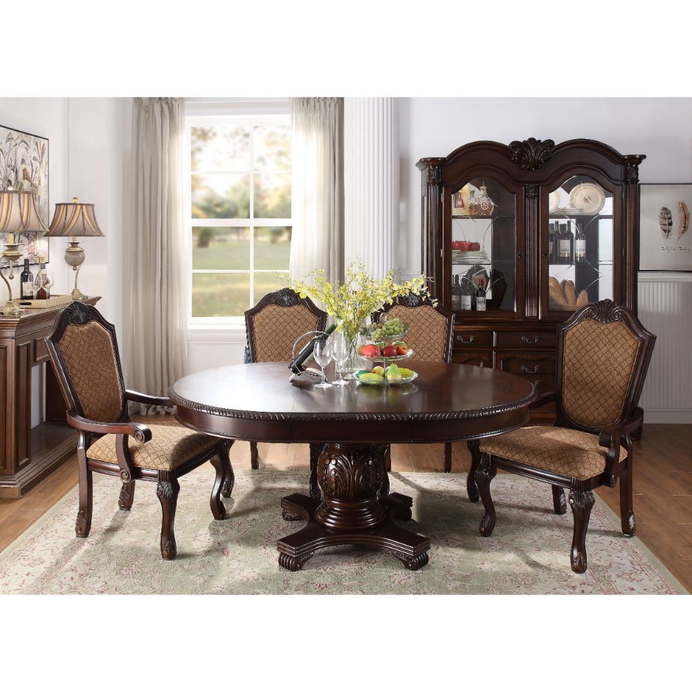 Chateau De Ville Beige/Espresso Side Chair (Set of 2)