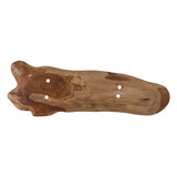 Etna Natural Teak Wood Long Bowl