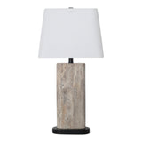Oleum Gray/White Marble Table Lamp