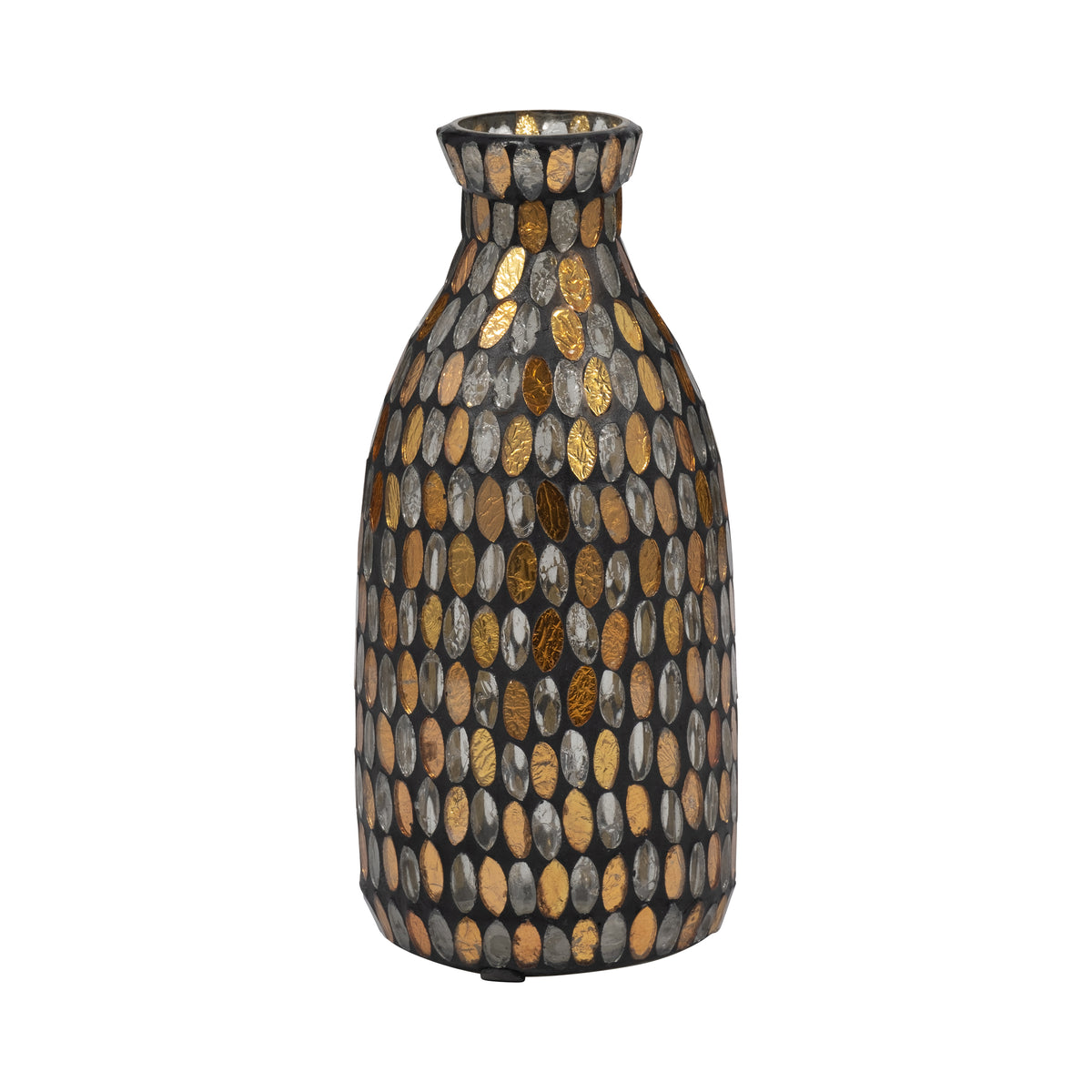 Sky Londa Copper Glass Mosaic Vase