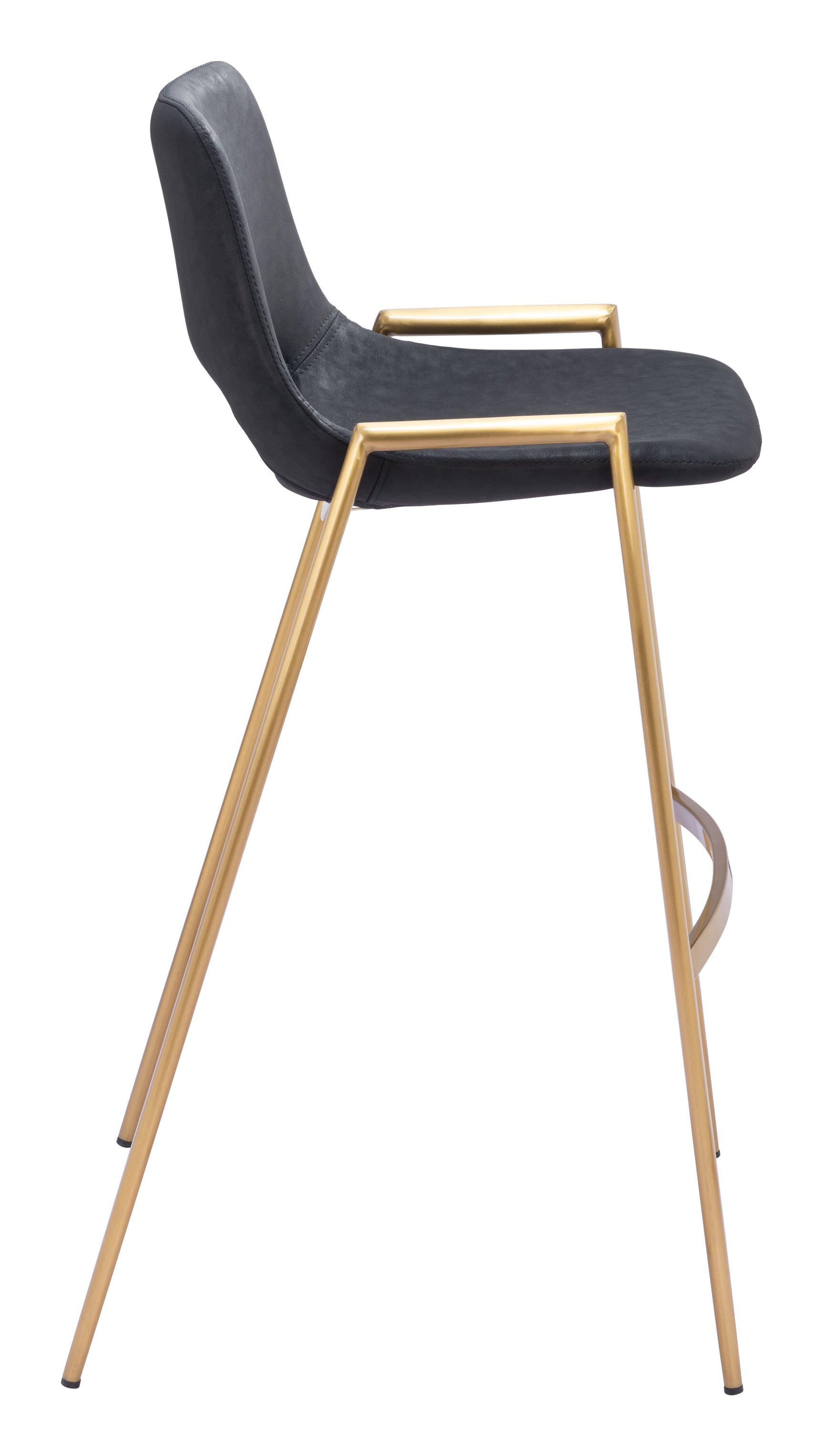 Desi Black & Gold Barstool (Set of 2)