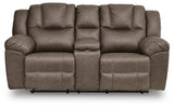 Knoxlee Driftwood Reclining Loveseat with Console (Online Special Price)