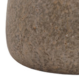 Igerna Taupe/Brown Small Aldo Woven Handle Vase