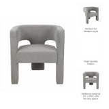 Carnadero Gray Round Back Chair