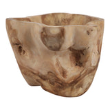 Del Mar Natural Teak Root Bowl