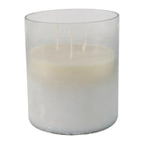 Isleford Clear Jasmine Frosted Glass Candle