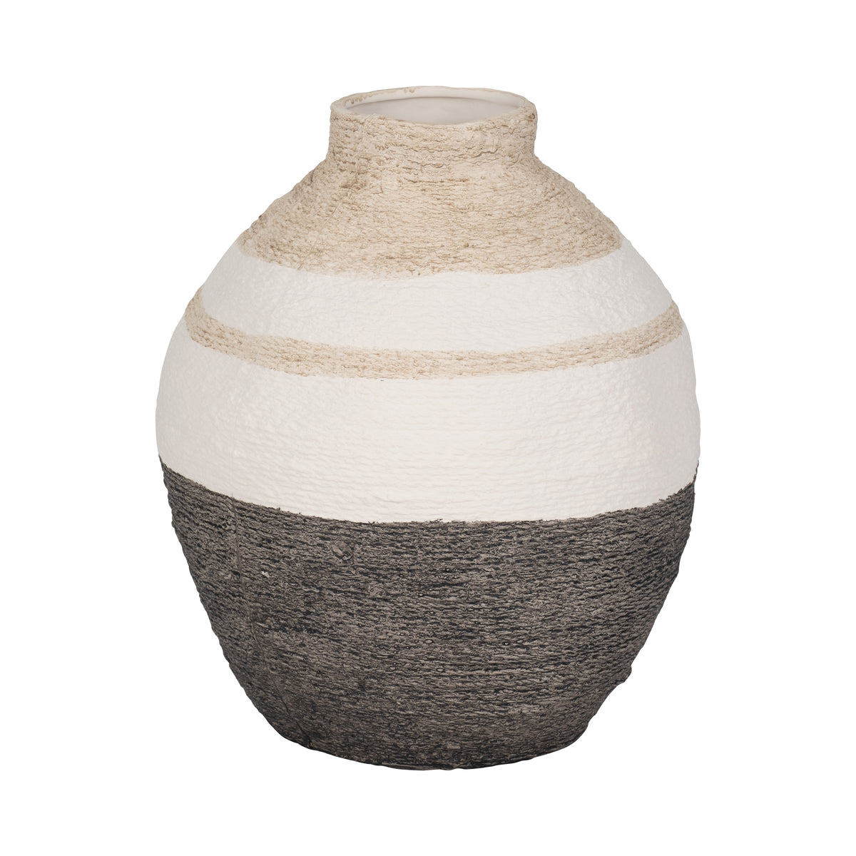 Alicemill Tan/Ivory/Black Vase
