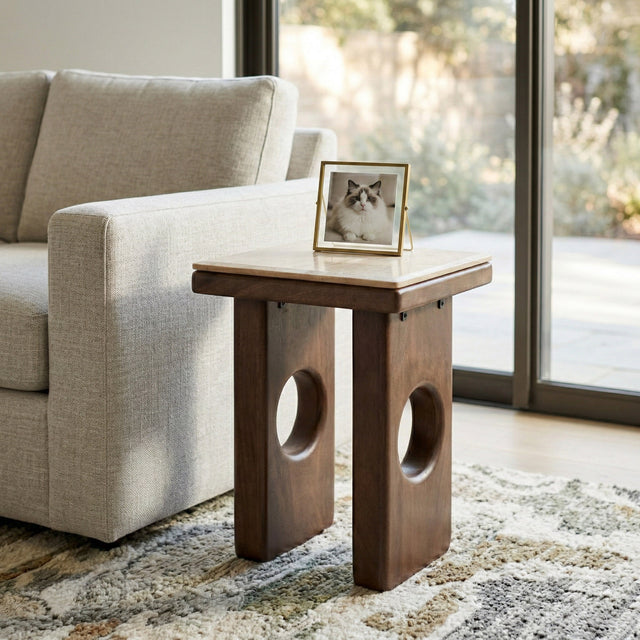 Elwinpark Tan/Brown Table