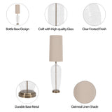 Sheltonbrook Clear/Ivory/Gold Lamp
